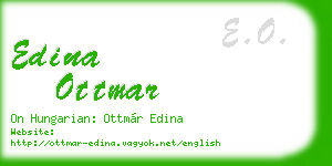 edina ottmar business card